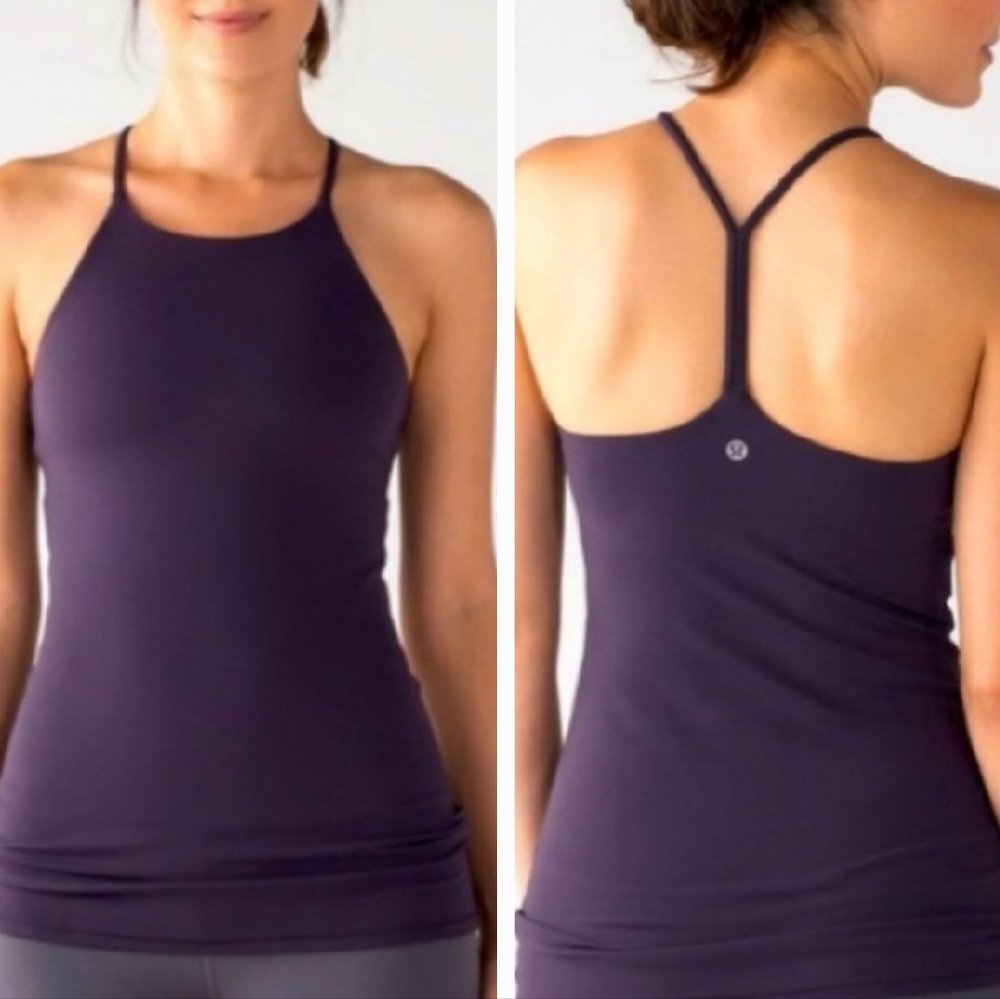 Lululemon Sun Setter Boysenberry Nulu Tank Top 4